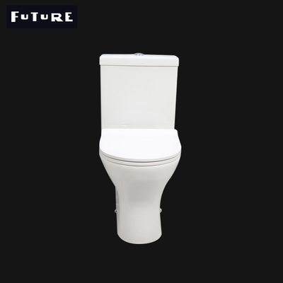 डुअल फ्लश 3L 6L सिरेमिक शॉर्ट प्रोजेक्शन टॉयलेट 570mm वॉश डाउन Wc