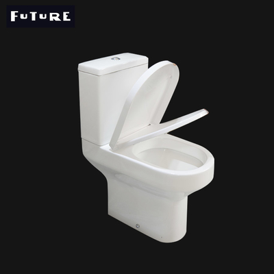 सुरुचिपूर्ण रिमलेस Wc पैन आदर्श मानक कॉम्पैक्ट डुअल फ्लश बटन
