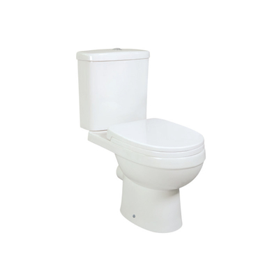 बाथरूम के लिए लम्बी सीट 655*375*795mm टू पीस टॉयलेट Wc