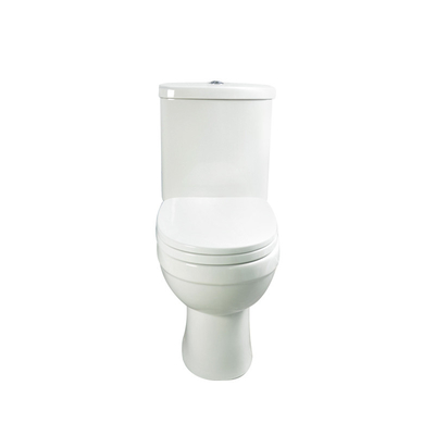 बाथरूम के लिए लम्बी सीट 655*375*795mm टू पीस टॉयलेट Wc