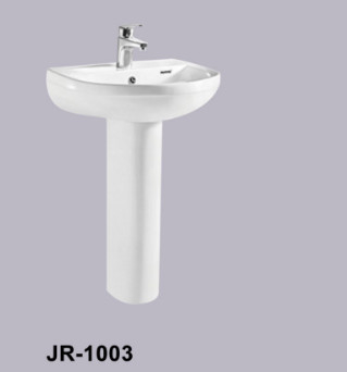 ISO9001 सफेद आधुनिक फ्रीस्टैंडिंग कुरसी सिंक 555*443*845MM